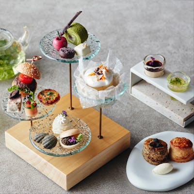 京都の四季の移ろいを愛でる色鮮やかなアフタヌーンティー