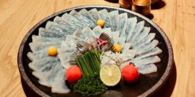 【12月・1月限定　ふぐコース】お刺身や茶碗蒸し、唐揚げなどふぐの魅力を存分に味わえる冬限定のコース