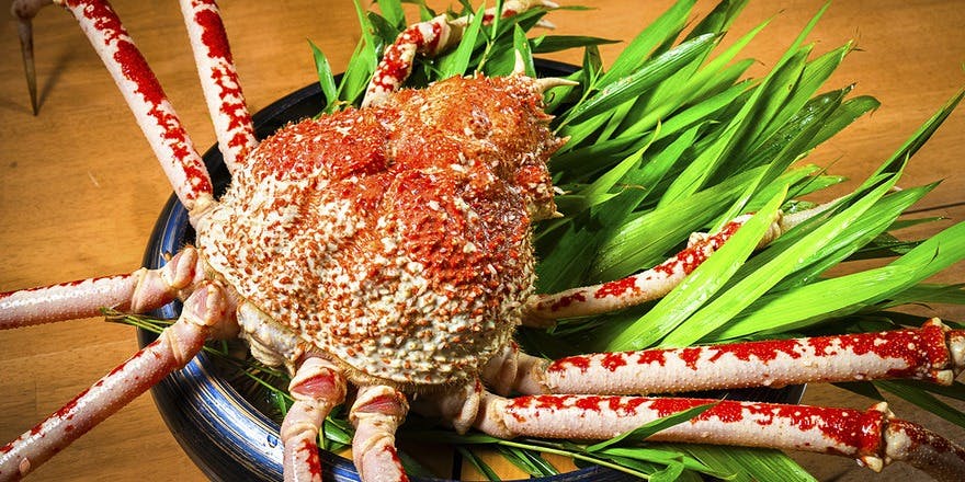ミニチュア 添配 盆景 蝋型鋳物 銅製 蟹（カニ）黒 中サイズ