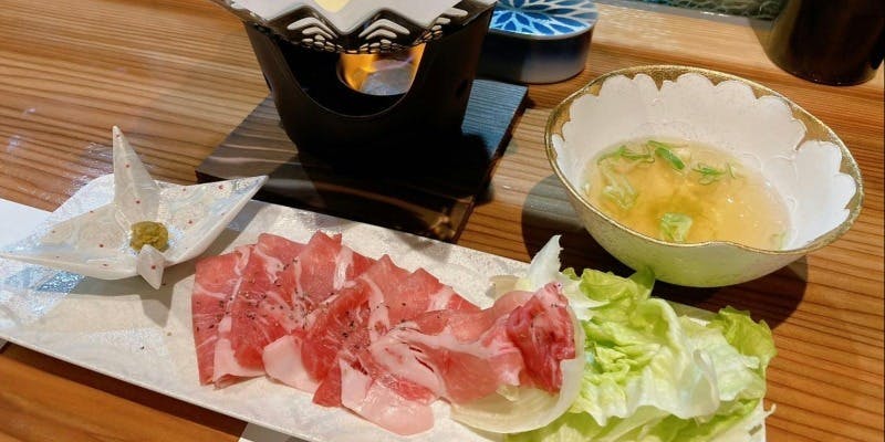 糸島産「竹原さんちの美豚」堪能しゃぶしゃぶコース！