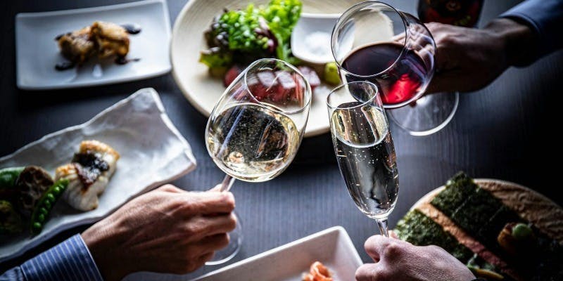 【Aコース】ソムリエセレクト飲み放題付！旬の味わいと炭香るメインを楽しむ 全13品（時間限定）