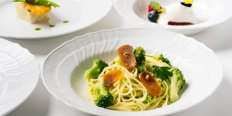 【PRANZO B】前菜やパスタなど。長崎の旬食材を使った逸品を堪能するお手軽コース