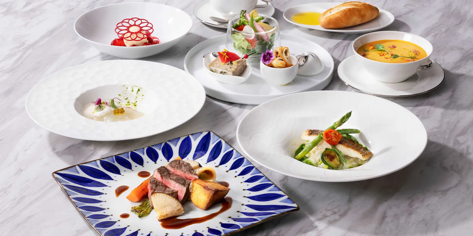 CAFES&DINERS V.VERDE/スタジアムシティホテル長崎 【ランチセット】6品から選べるメインディッシュに自家製フォカッチャ ...