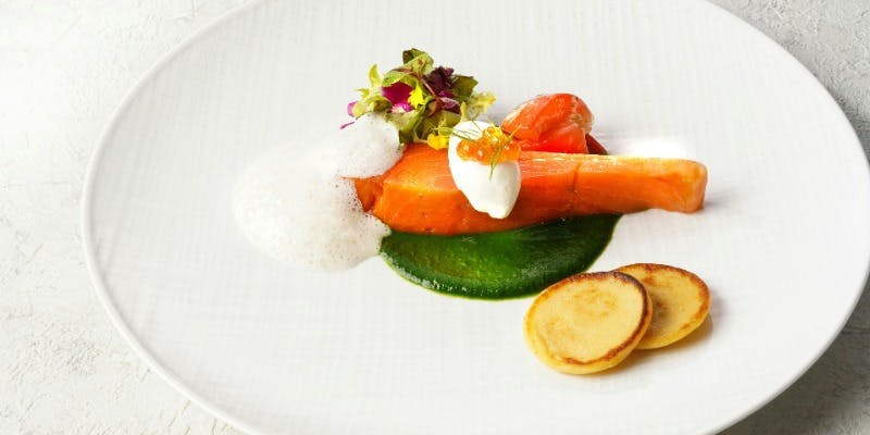 【フレンチランチコース】福井県産の新鮮な食材と秋の味覚