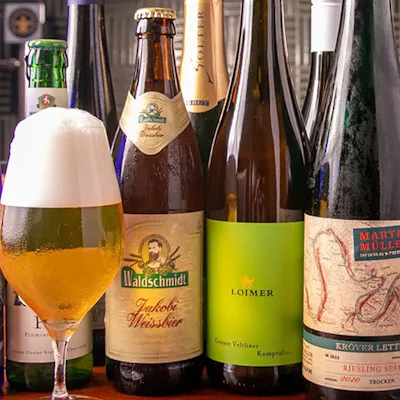 本場ドイツのビールとワイン、心ゆくまで味わう至福のひととき