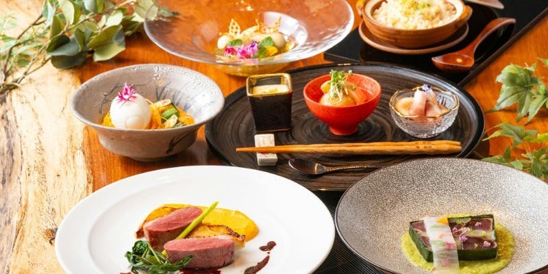 【Xmas2025】【季節の和フレンチコース】季節の移ろいを感じる逸品を様々なシーンでお愉しみ頂けるコース