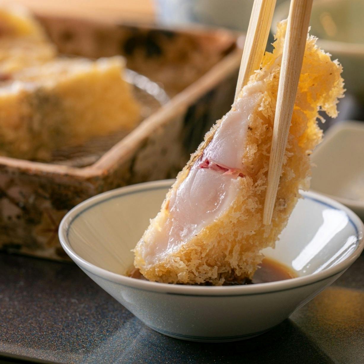 当店でしか味わえないこだわり抜かれたフライ