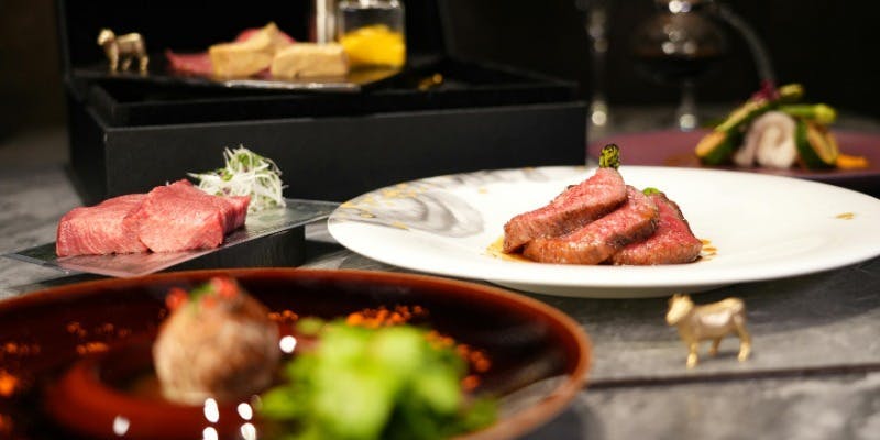 いっきゅう VinIX 全10皿！【焼肉×フレンチ】LATOUR＋乾杯スパークリング付（～3