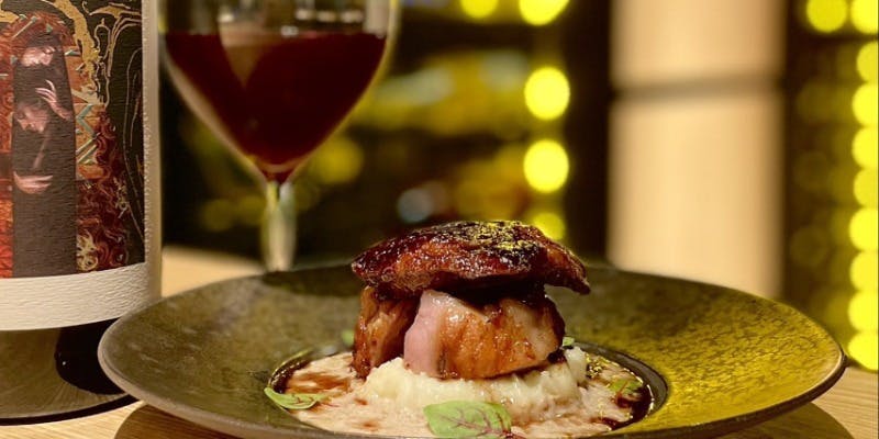 【Xmas2025】神楽とりのロッシーニ、鶏のタルターレ 雲丹とキャビア添え等を含むクリスマス特別コース