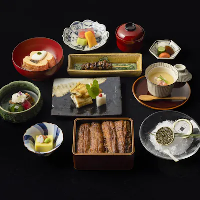 大切な席に選ばれる、現代鰻の会席9500円~