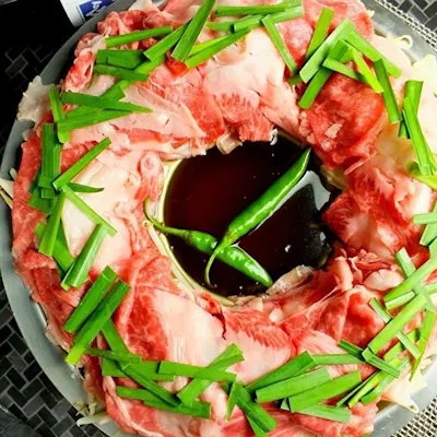 名物!まつり焼き、和蔵名物の飛騨牛を贅沢に使用した一品