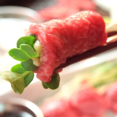 A4・A5等級の純国産黒毛和牛の甘み・旨みを味わえます