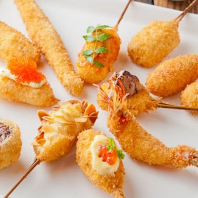 串乃家の串揚げは『蒸し料理』