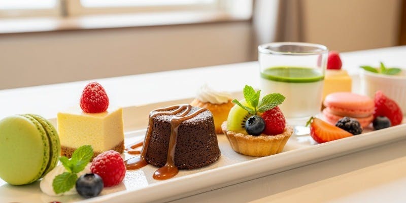 【Xmas2025】12/19～12/25限定クリスマスランチ　デザートグレードアップ　女子会プラン　全5品