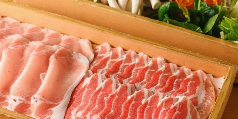 10/20～＜贅沢（黒豚＆黒毛和牛）しゃぶしゃぶコース＞＋アニバーサリープレート＋1ドリンク付き