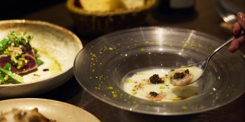 【21時以降限定】スペシャリテジャンボマッシュルームのオーブン焼きと選べるパスタのショートコース