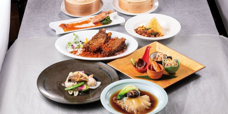 【4名様～個室選択可　フカヒレ姿煮コース】フカヒレ姿煮や北京ダック等全8品＋料理のみ