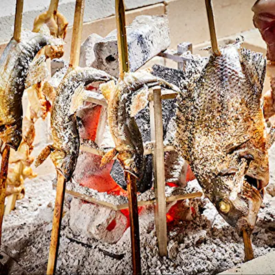 炉端鮮魚原始焼き