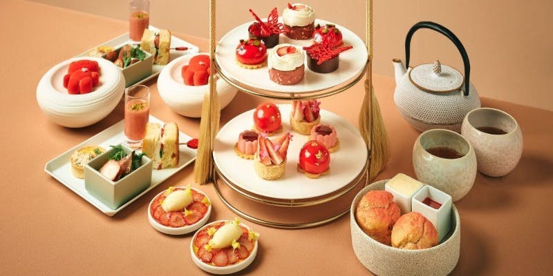 京都産イチゴを使用した　ストロベリー アフタヌーンティー（120分制）