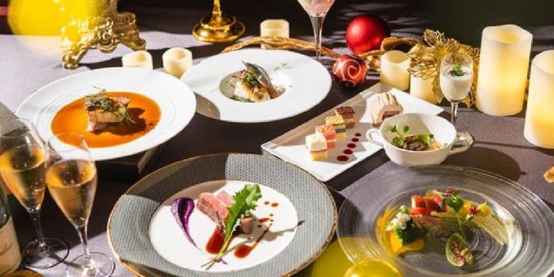 【Xmas2025】 嬉しいフリードリンク付クリスマスディナー