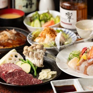 多彩なコースで鉄板焼きを満喫