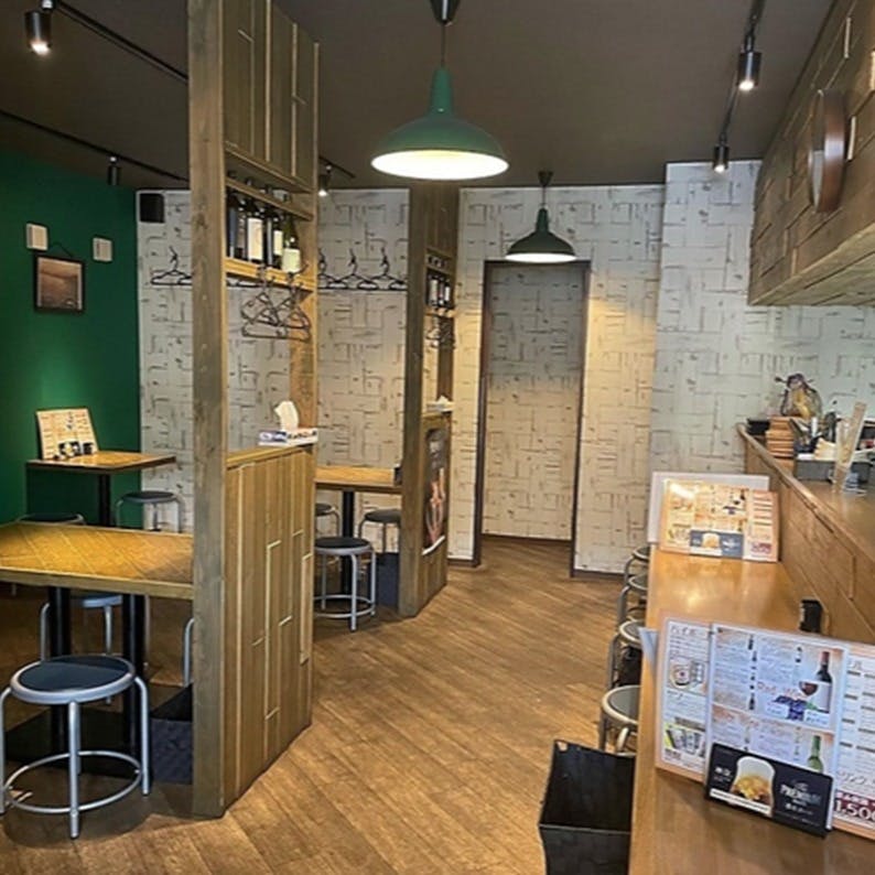 落ち着いた雰囲気の店内でくつろぎの時間