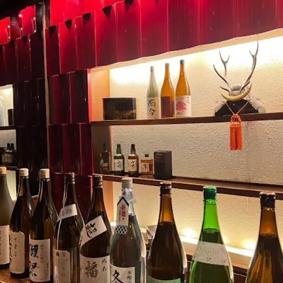 オーナーこだわりの日本酒。日替わりやプレミアもご用意