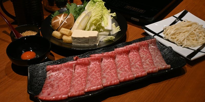 【神戸牛すき焼きコース】