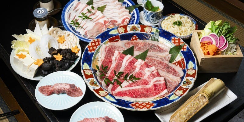 和牛と六白黒豚コース・5990円税別