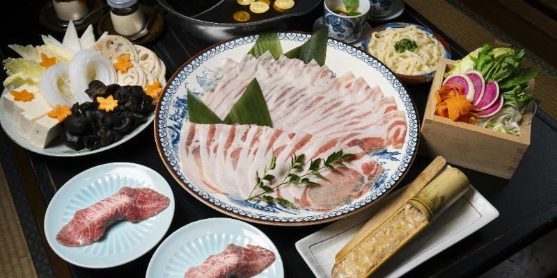 六白黒豚コース・4990円税別