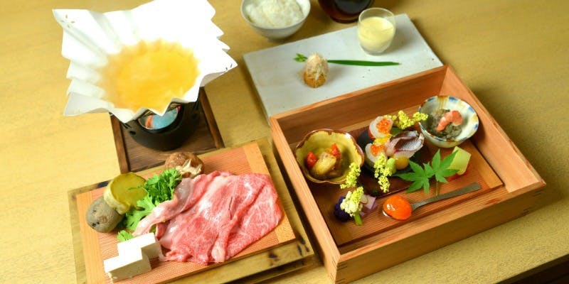 【和牛御膳】天草黒毛和牛しゃぶしゃぶ 　旬菜二ノ膳