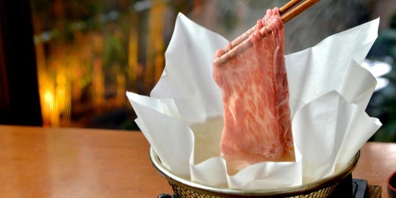 【12月より】A5仙台和牛 黄金出汁しゃぶコース 料理4品＋飲み放題付き（2h） 