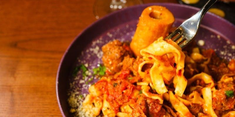 【平日限定ショートランチ】手打ちパスタ・イタリアンパワーサラダ・デザートのお手軽コース＋1ドリンク