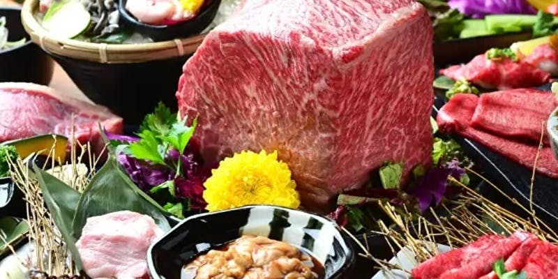 これぞ特上肉の極み　120分飲放付 霜月の宴 料理長のおまかせコース 接待や記念日