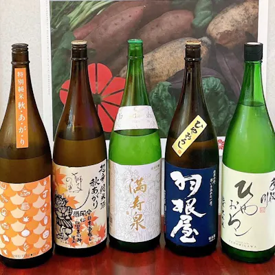 地酒が揃う、金沢ならではの上質なラインナップ