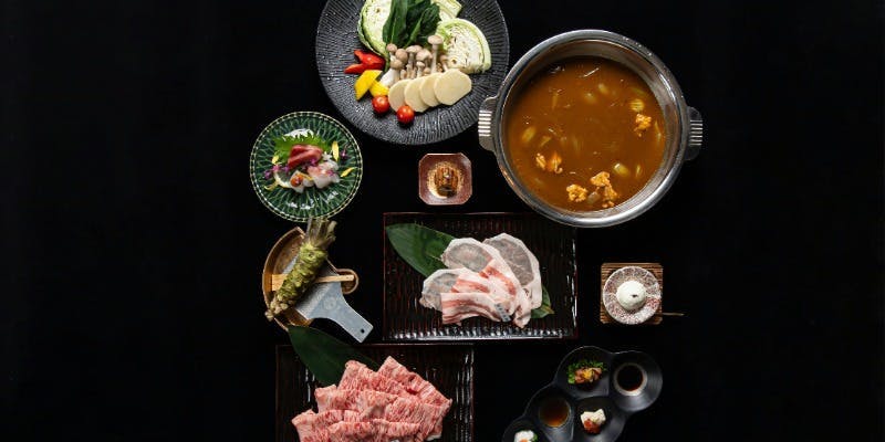 一休特別9,900円カレースープ鍋コース