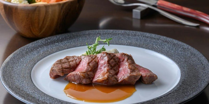 季節野菜のベジタブルブッフェ＋選べる兵庫県産ビーフメイン（ドリンクバー付き）