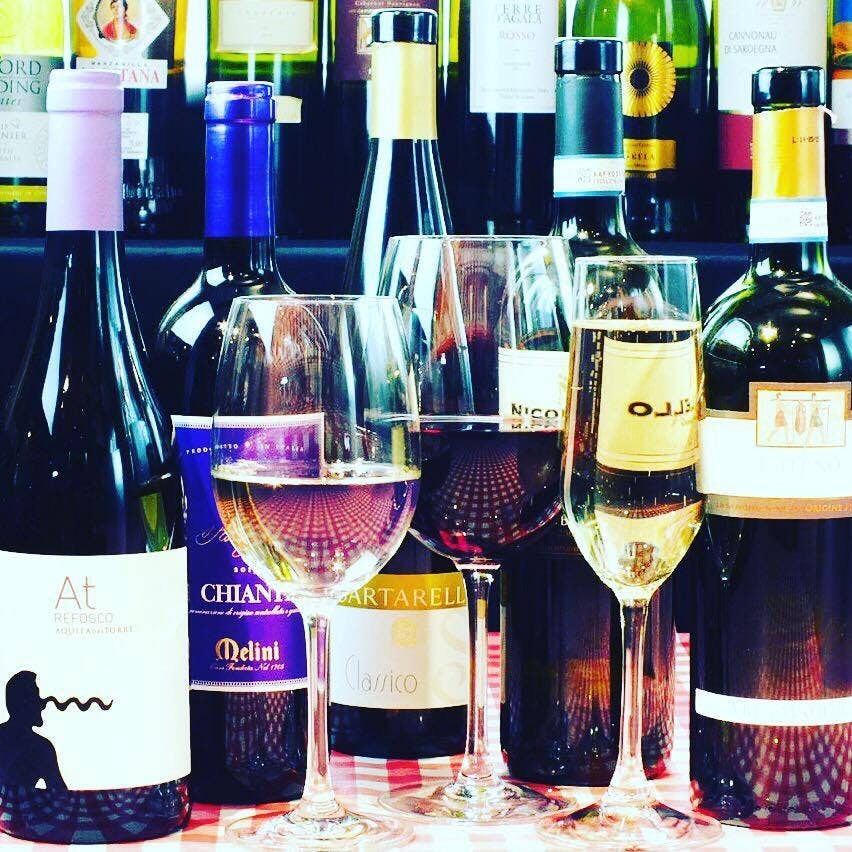 豊富なワインセレクション