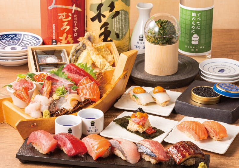 旨い寿司やつまみを手軽に、今日も酒がうまい。大衆寿司居酒屋