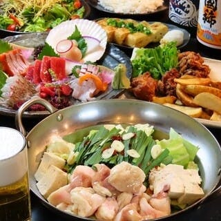 道産の海・陸の幸が楽しめる飲み放題付宴会コース4,000円から