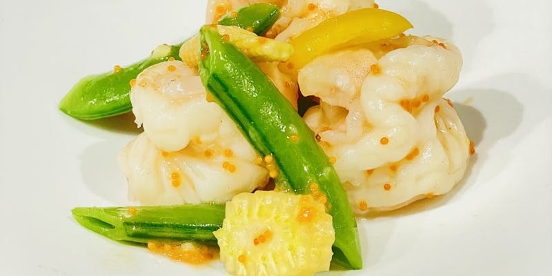 【椿コース】豚肉角煮、アミガサ茸スープや、大ぶり海老炒めと麻婆豆腐など全7品 7600円お得