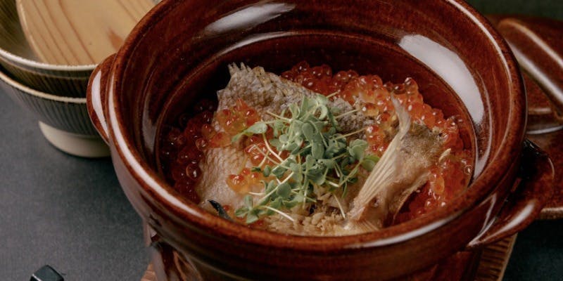 季節の土鍋ご飯と旬菜コース7品