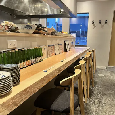 スタイリッシュな店内