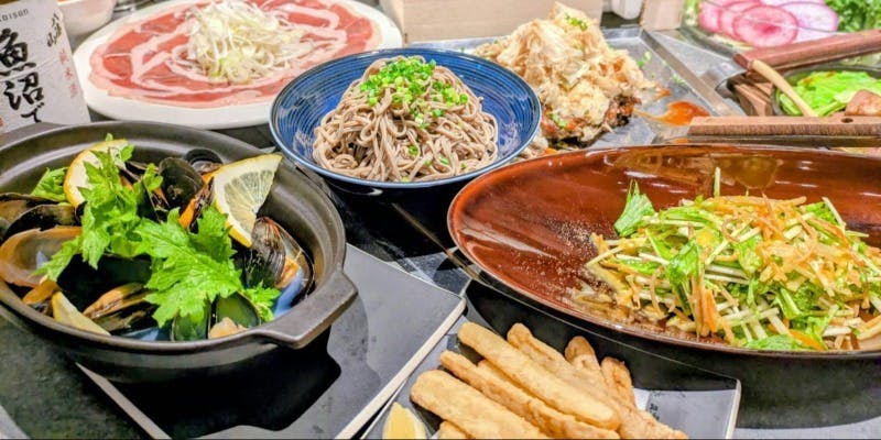 【松コース】【 鴨・豚しゃぶコース】当店を満喫できる豪華プラン！（2.5Hプレミアム飲み放題付き）