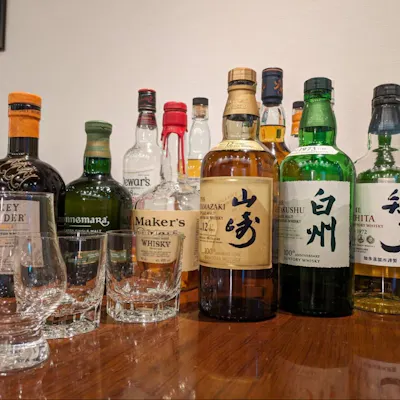 オーナーシェフ厳選のワイン・日本酒・ウイスキー