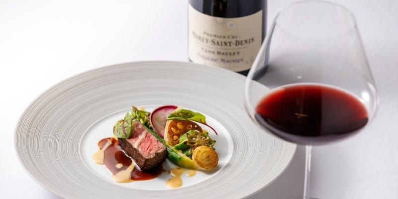 高級食材を使ったシェフおまかせの特別コース＋メッセージプレート