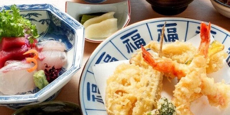 【ランチ限定】天ぷら刺身御膳