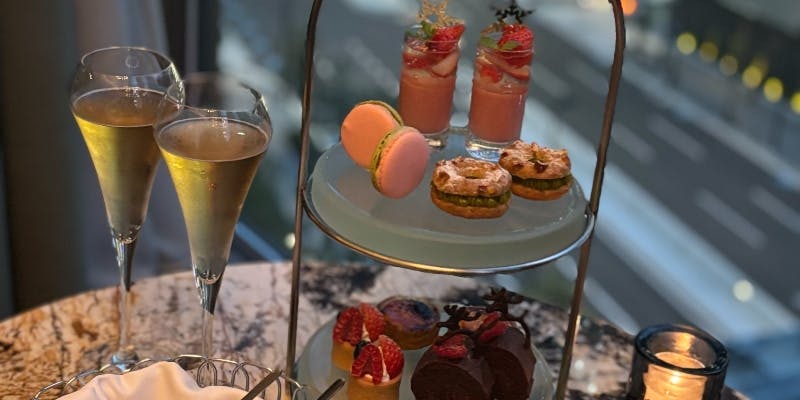 【Chocolate Berry Afternoon Tea】＋選べるカフェ1杯付き（土日祝限定）