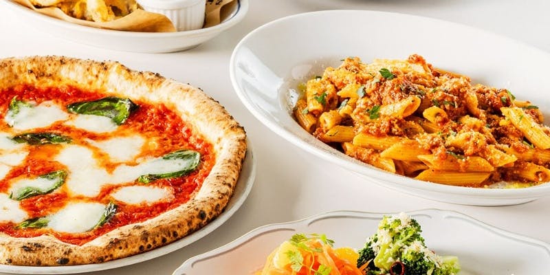 【カジュアルコース】人気No.1！マルゲリータ、前菜4種盛、季節のフリット、パスタ等＋2時間飲み放題