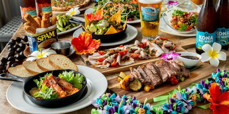 【90分飲み放題付】名物ココモコ付き！KHCハワイアンコース 　※4名様～＋【飲み放題付】